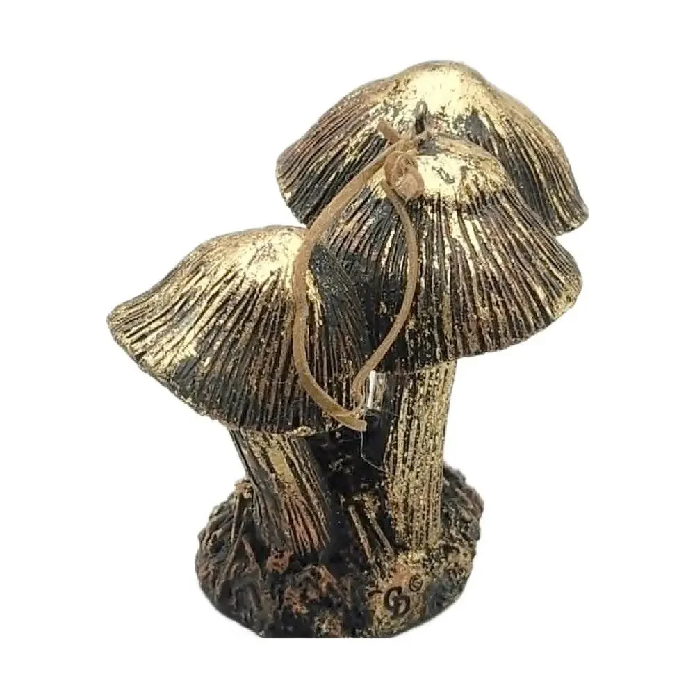 Mid Century Modern Hanging Mushroom Cluster Ornament Sculpture, Signed, 1950s